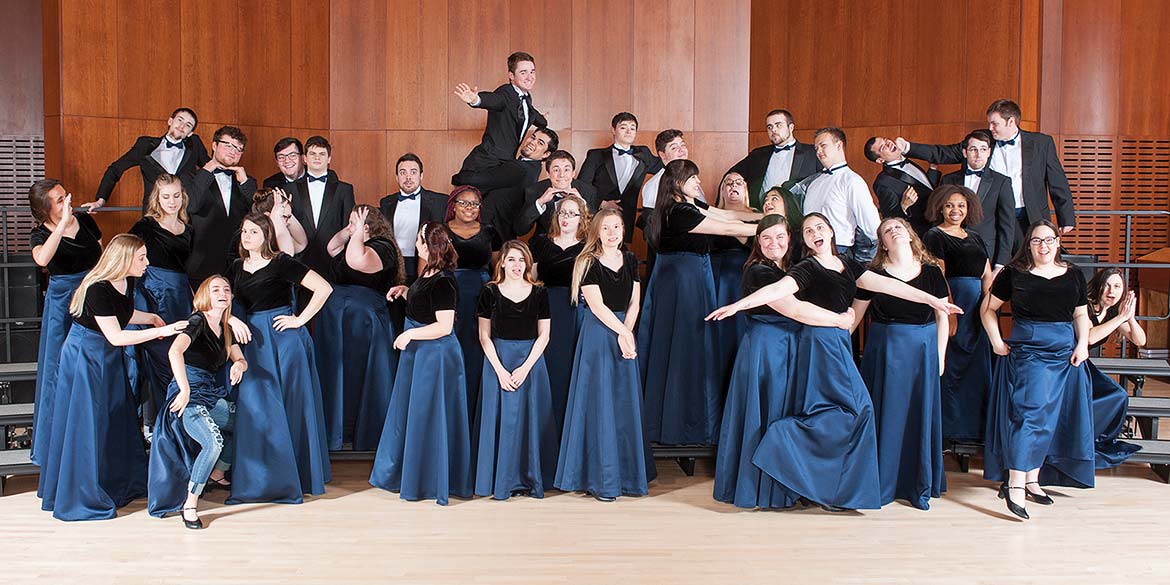 Graceland University traveling choir